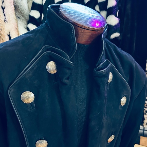 One of a Kind QUALITY Suede Leather Pirate Frock Coat Custom by Pyrate-Style - Picture 10 of 13